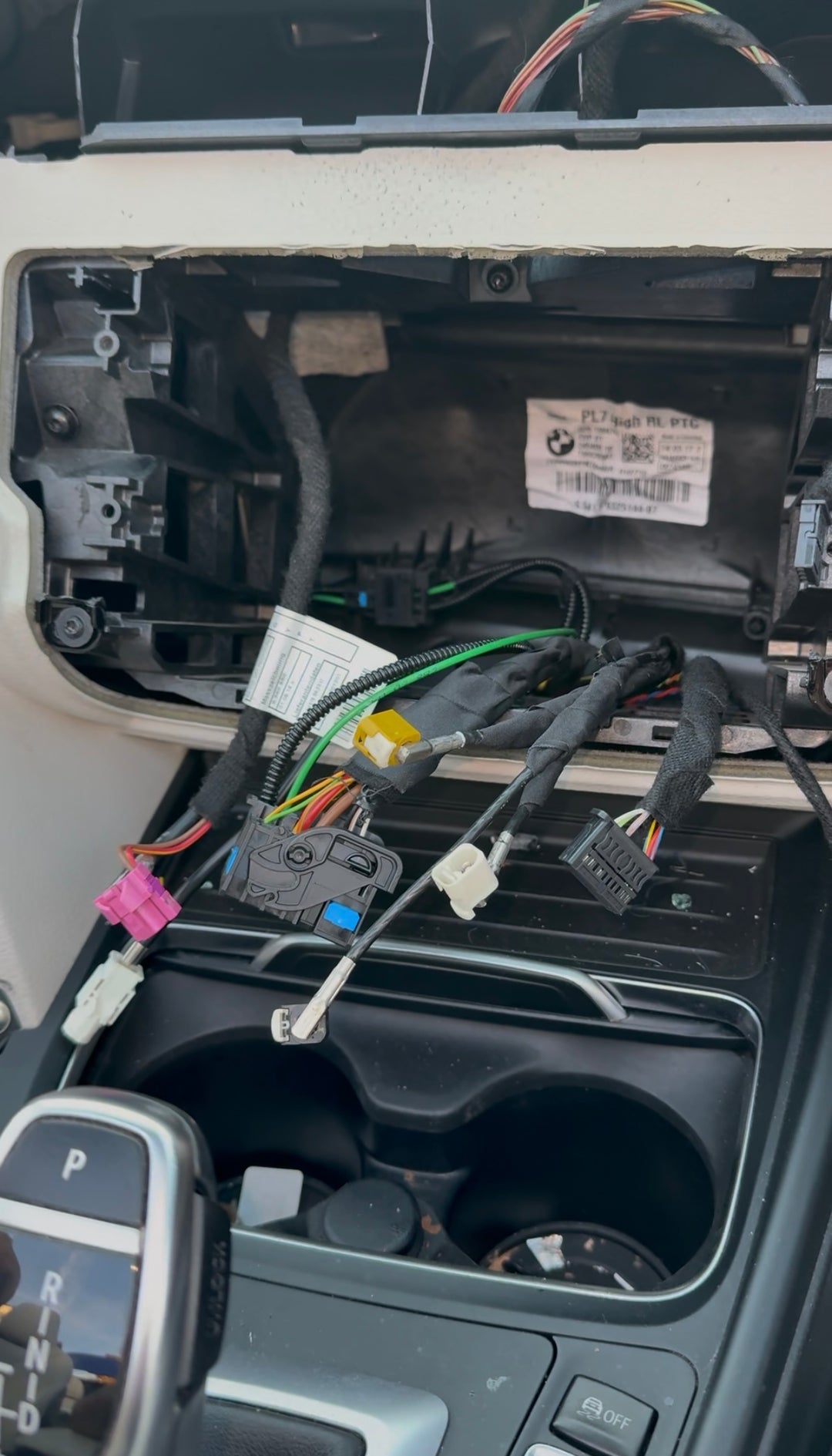 BMW Stolen iDrive Wiring Repair and Replacement
