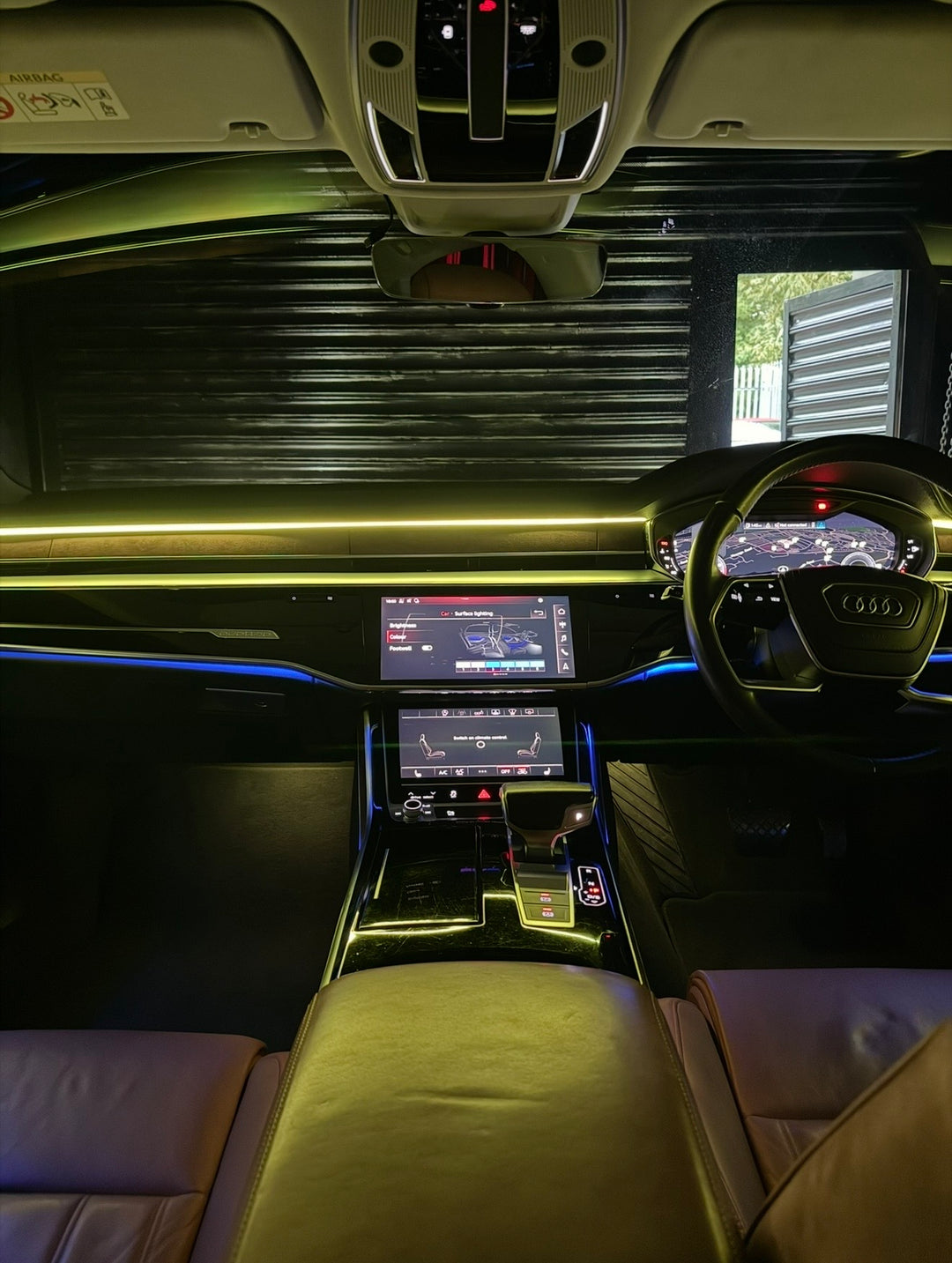 Audi A8 D5 OEM Ambient Lighting Retrofit