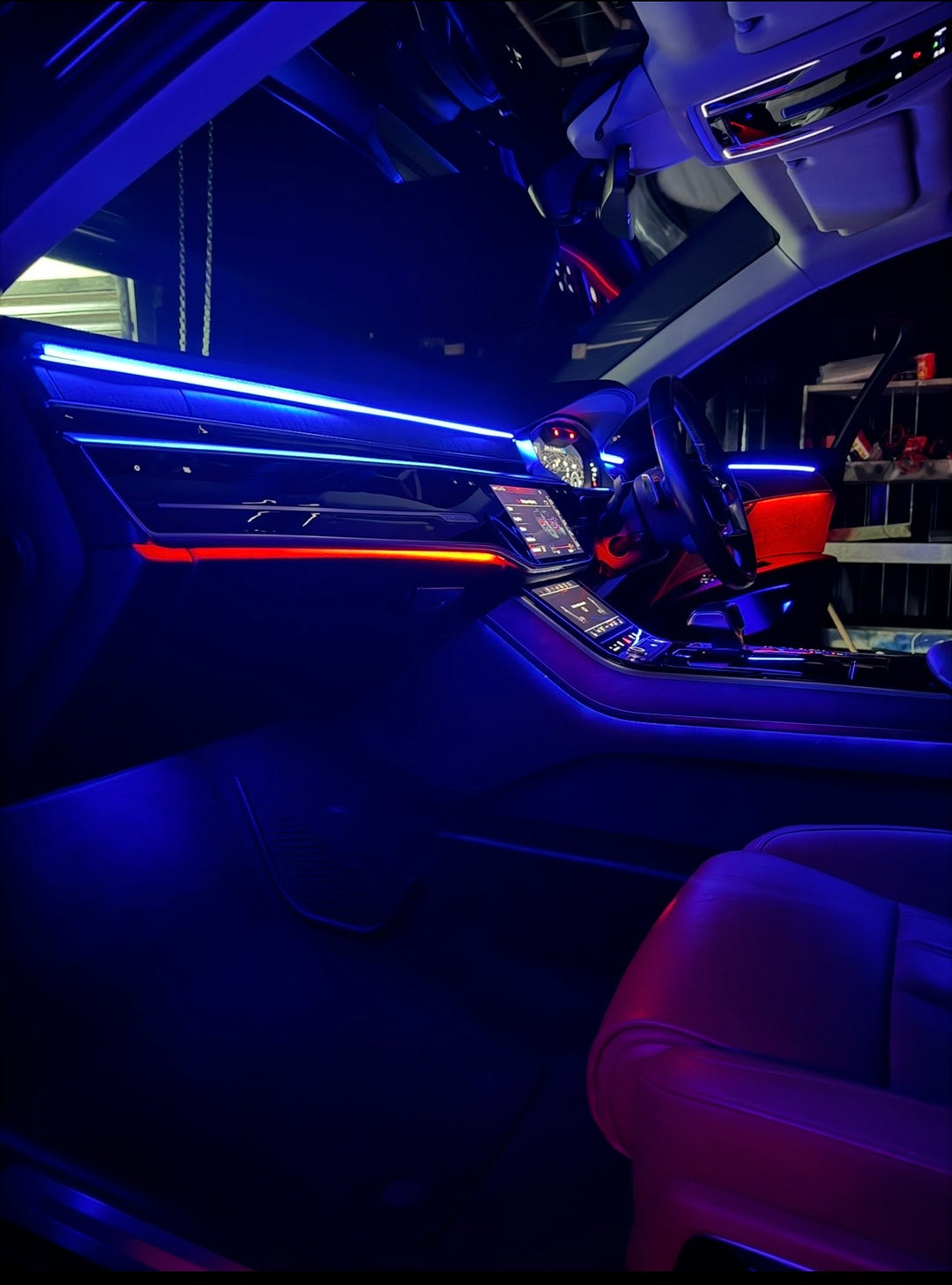 Audi A8 D5 OEM Ambient Lighting Retrofit