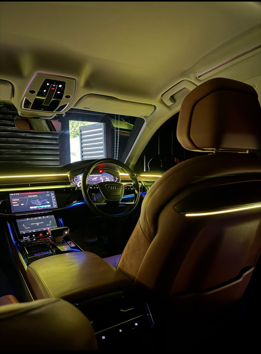 Audi A8 D5 OEM Ambient Lighting Retrofit