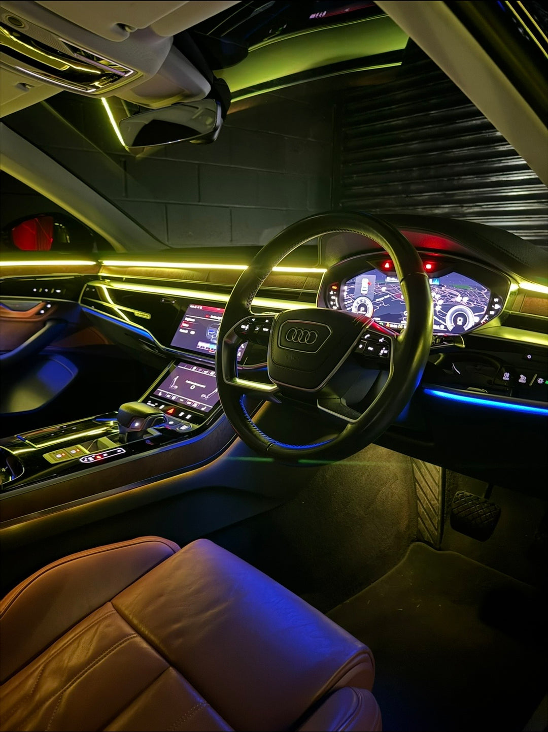 Audi A8 D5 OEM Ambient Lighting Retrofit