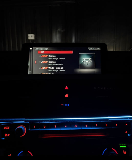 BMW F-Series iDrive Controlled Ambient Lighting Retrofit