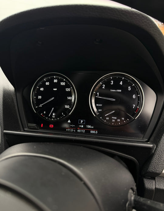 BMW iDrive 6 Setup + 6WA LCI2 Black Panel Cluster + M-Sport Steering Wheel