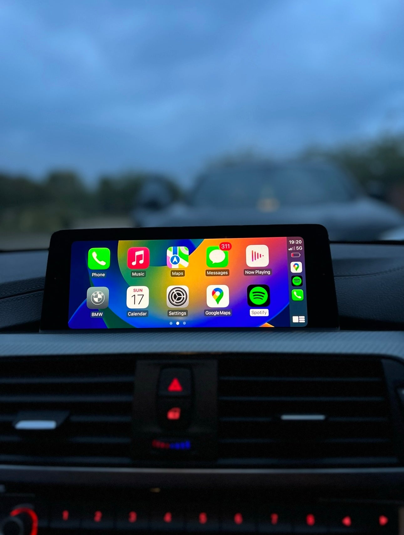 BMW Half Screen to Full Screen CarPlay Activation