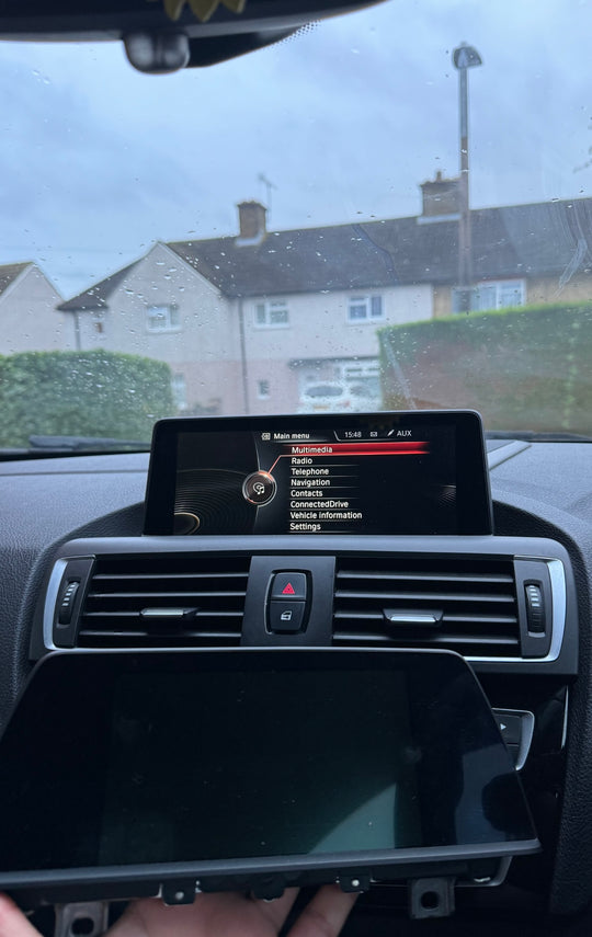 BMW NBT ProNav Screen Retrofit with Apple CarPlay Integration