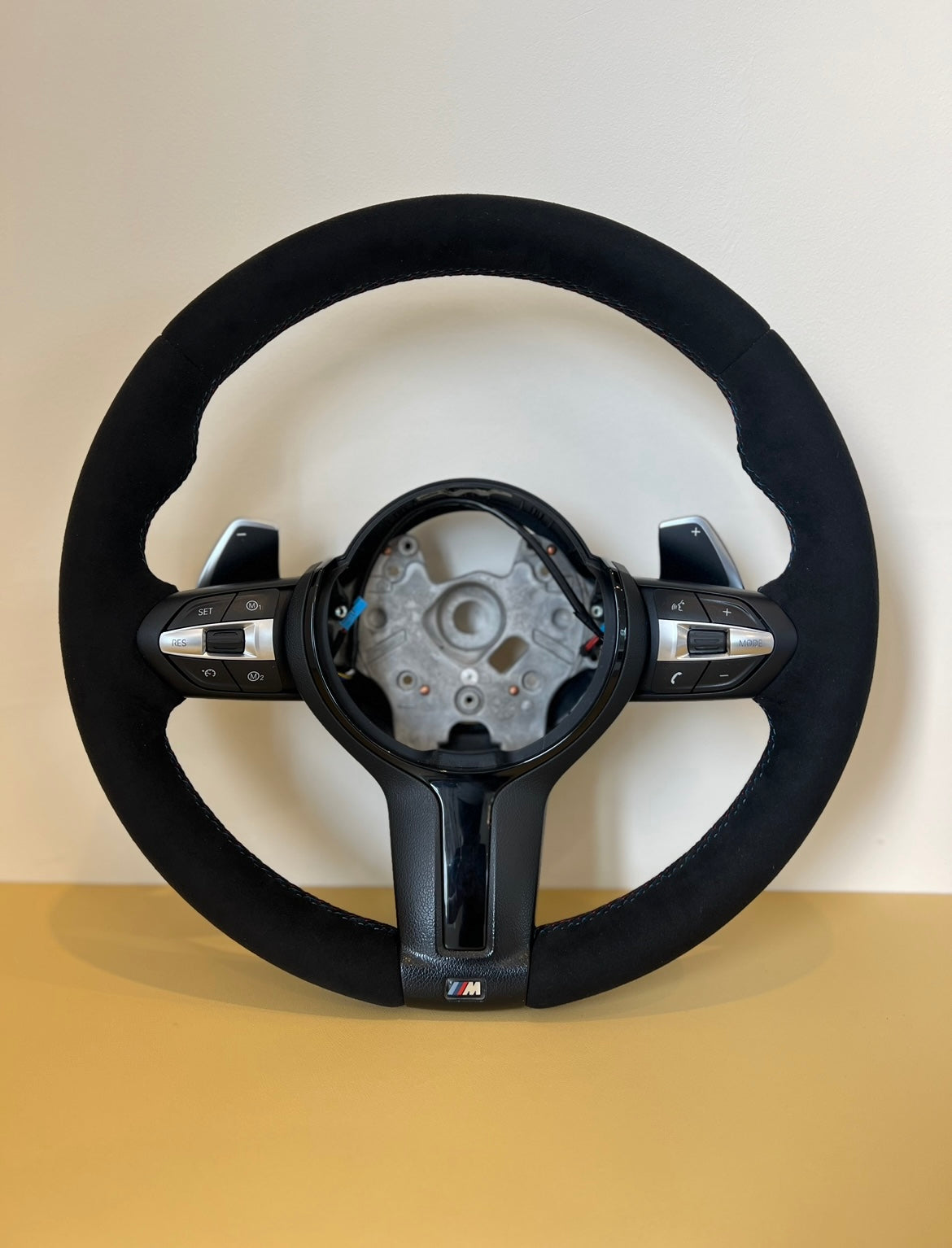 BMW Alcantara Steering Wheel (Including Trims, Paddles, M1, M2 Buttons)