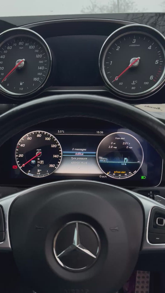 Mercedes W213 Widescreen Digital Dash Retrofit