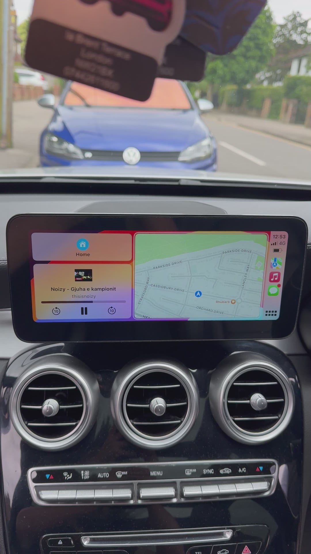 Mercedes W205 - 10.25 inch CarPlay Screen